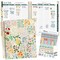 bloom daily planners 2025-26 Academic Planner Vision Planner, 7.5" x 9", Garden Party, Beige